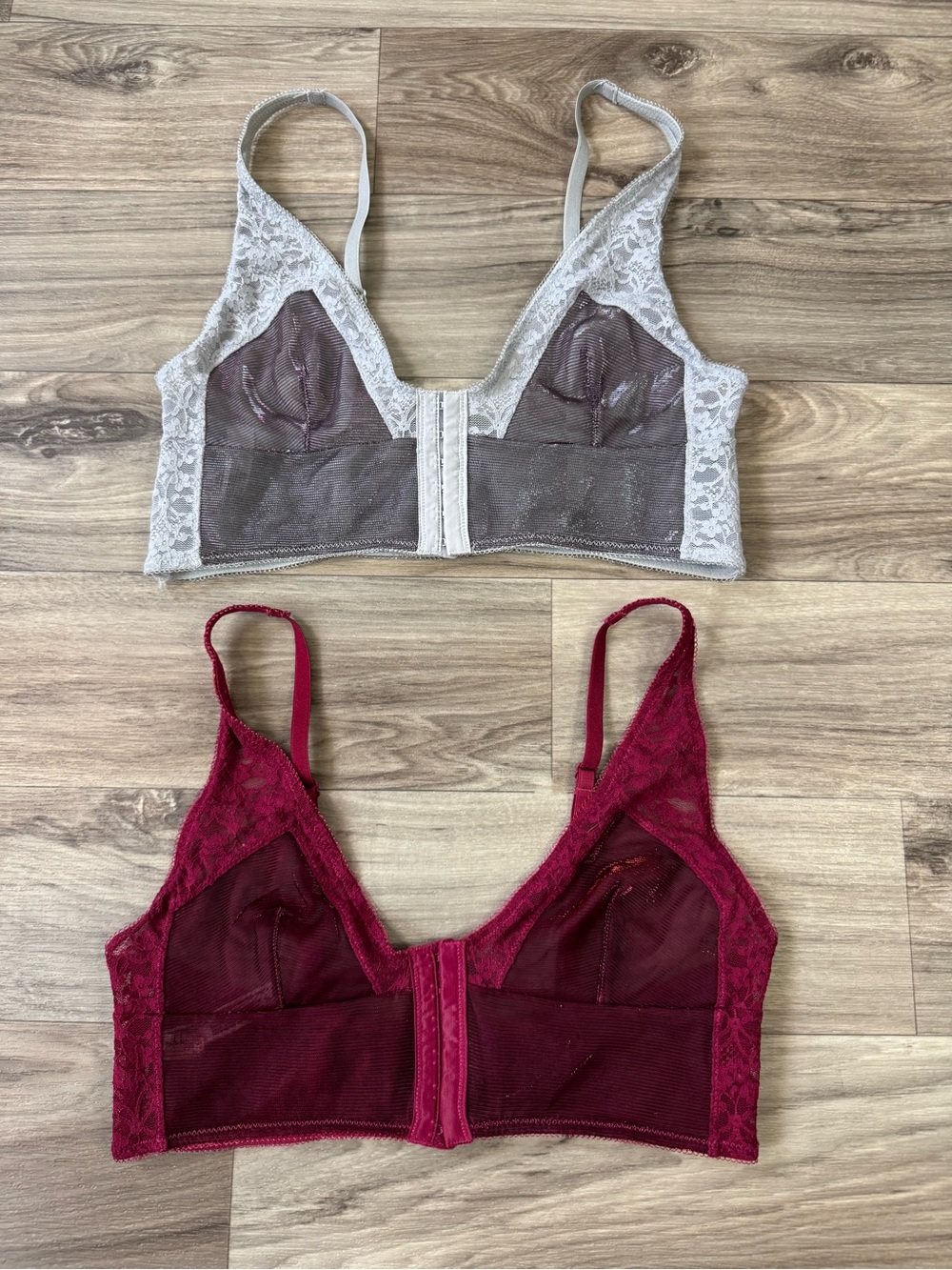 Free People Alina Longline Bralette Bundle of 2 Size Medium